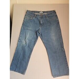 Blue Mountain Men's Straight Carpenter Jeans 40x30 Blue Stone Wash